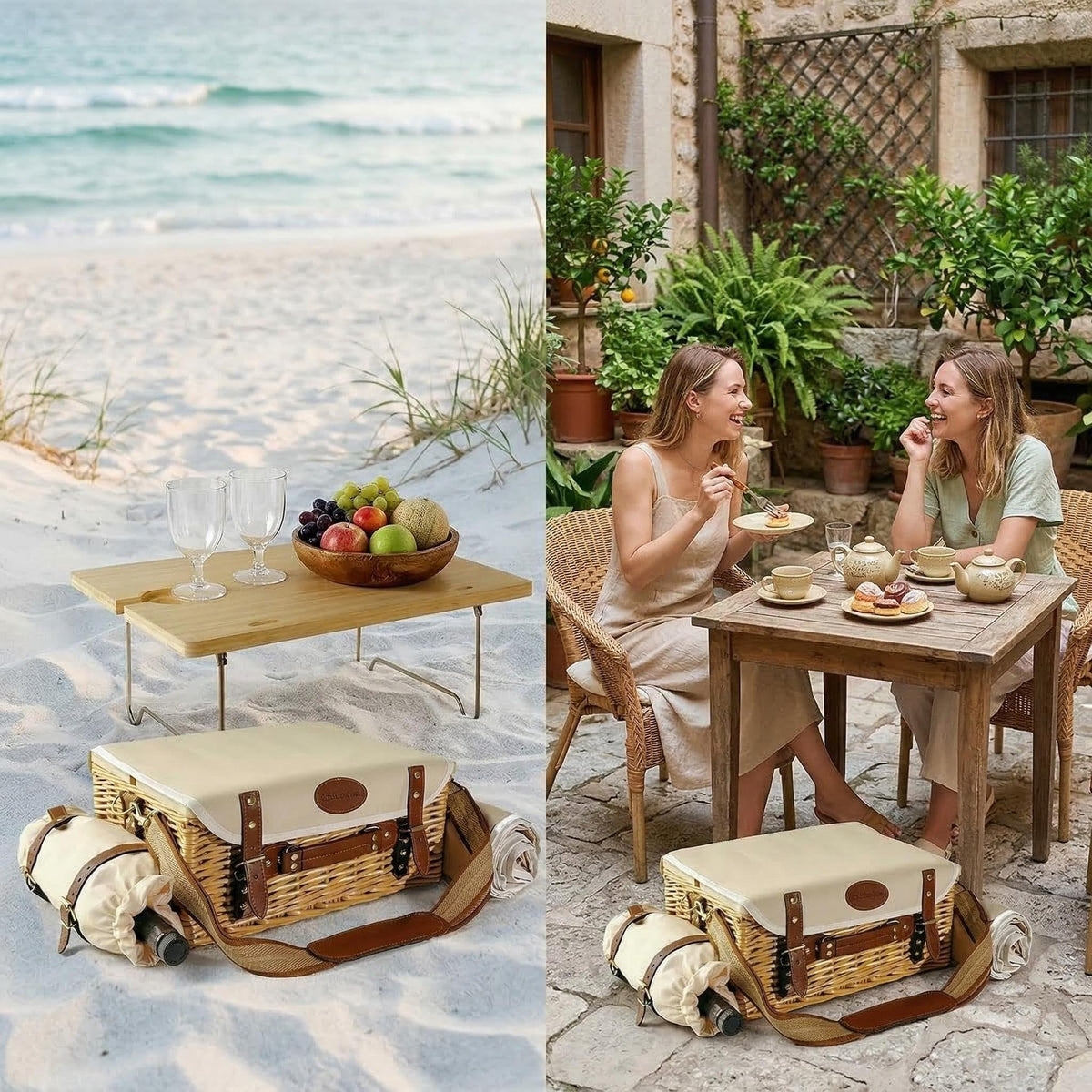 OrgaNatureQueen cozy blanket elevates comfort during picnics