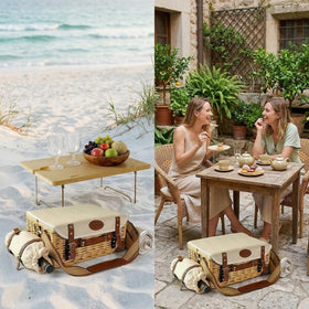 OrgaNatureQueen cozy blanket elevates comfort during picnics