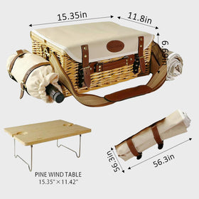 OrgaNatureQueen insulated compartment keeps food and drink at the right temperature