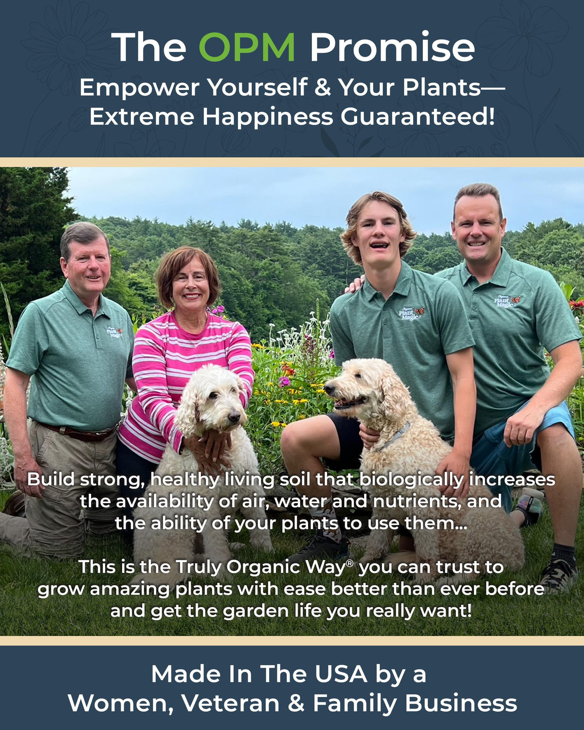 Organic Plant Magic compact container storage shows convenience for organized garden care.