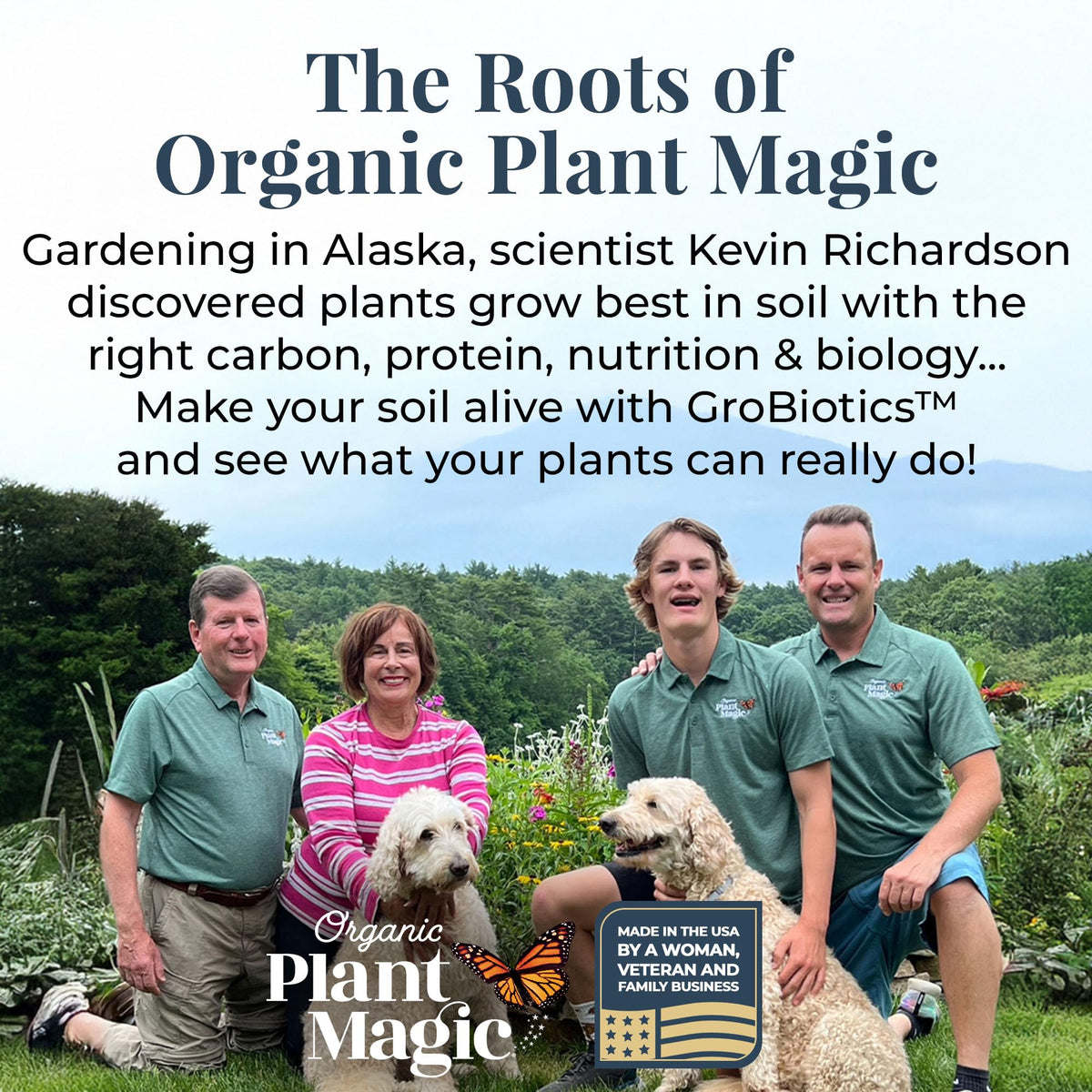 Organic Plant Magic fruit trees and shrubs benefiting from balanced nutrition