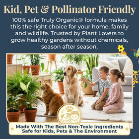 Organic Plant Magic herbs and greens with robust, healthy leaves