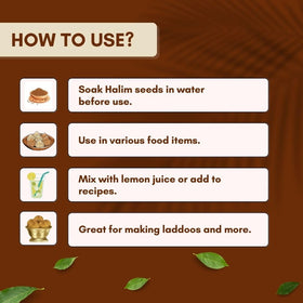 Halim Seeds from Organic Spree added to hot soup for texture and flavor.