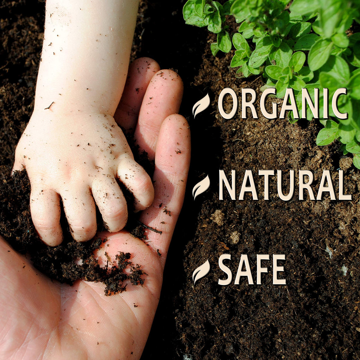 Glyphosate-free OrganicMatters formula highlighted for safer weed management.
