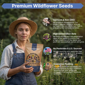 Organo Republic 1oz seed packet for simple indoor or outdoor growth.