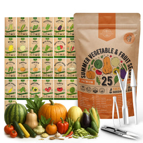 Organo Republic 25-seed pack inside a resealable bag for easy storage and planting