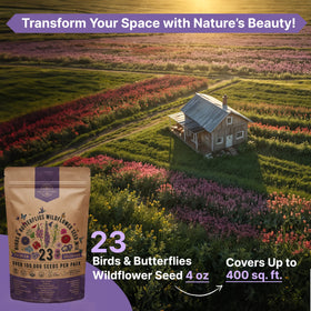 Organo Republic 4oz seed packet features resealable storage and clear instructions