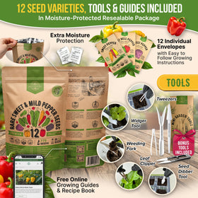 Organo Republic Cubanelle seeds ideal for cooking and salads.