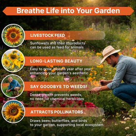 Organo Republic easy-to-grow seeds for indoor trays or outdoor beds