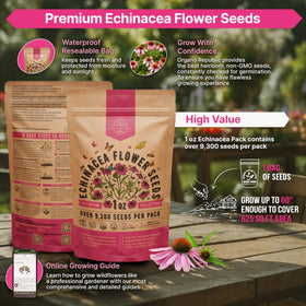 Organo Republic seed bag storage close-up highlights waterproof resealable pouch for freshness.