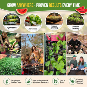 Organo Republic seeds versatile for indoor, hydroponic, and outdoor gardens