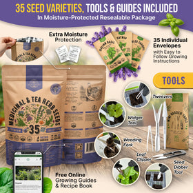 Organo Republic Italian basil seeds highlighting quick greens for fresh dishes