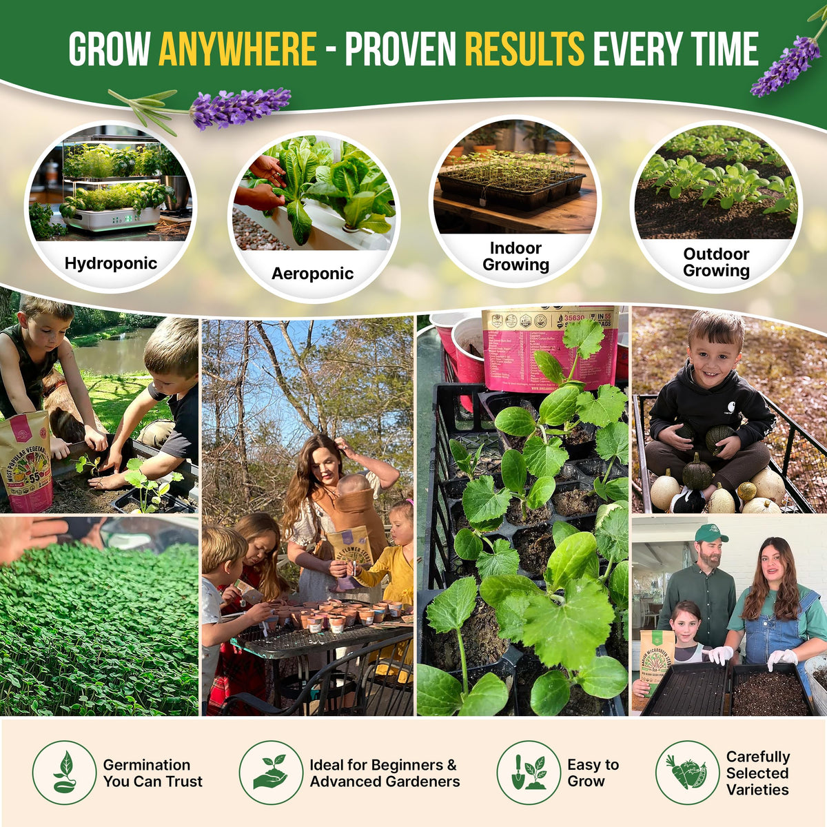 Organo Republic QR guide image directing to online growing tips and recipes