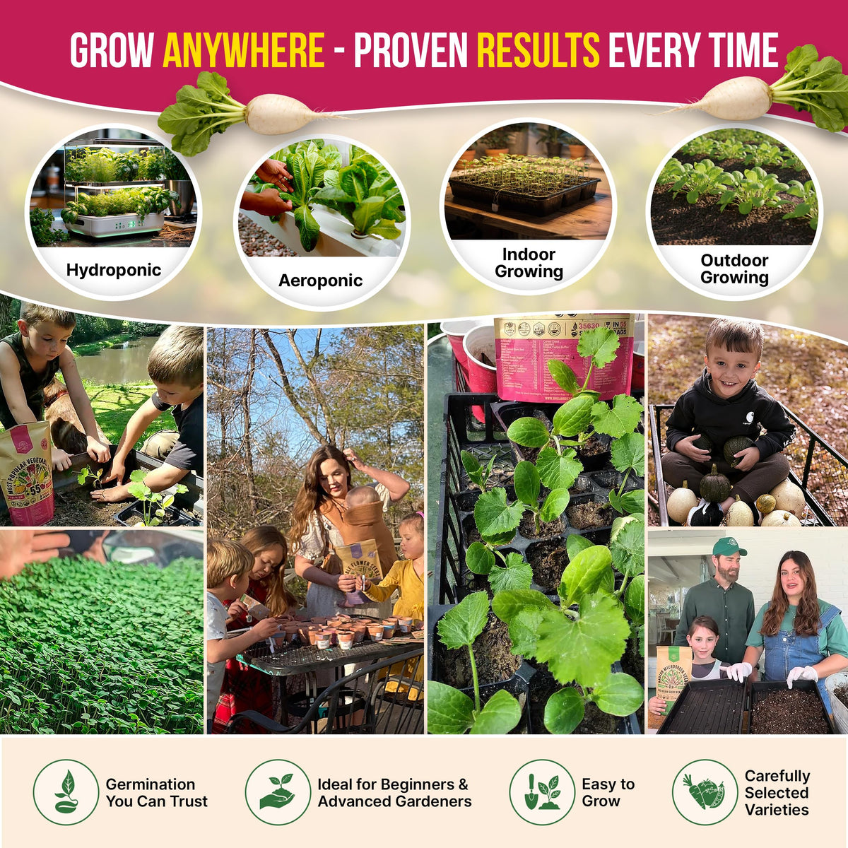 Organo Republic QR-guides access with practical growing tips.