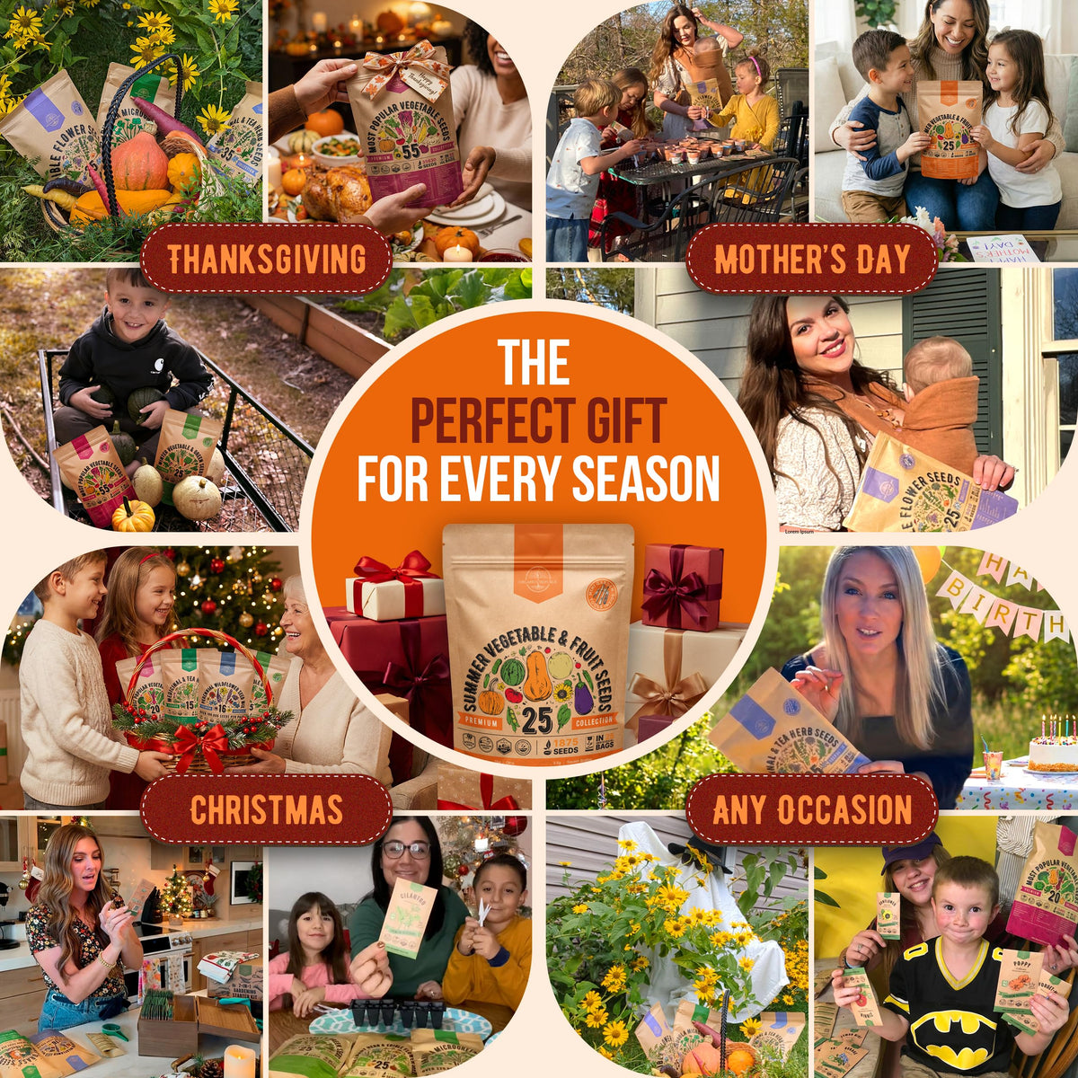 Organo Republic 25-summer variety pack enables diverse vegetable and fruit plantings