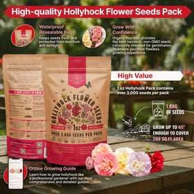Organo Republic waterproof seed bag protects seeds from moisture for longer freshness.