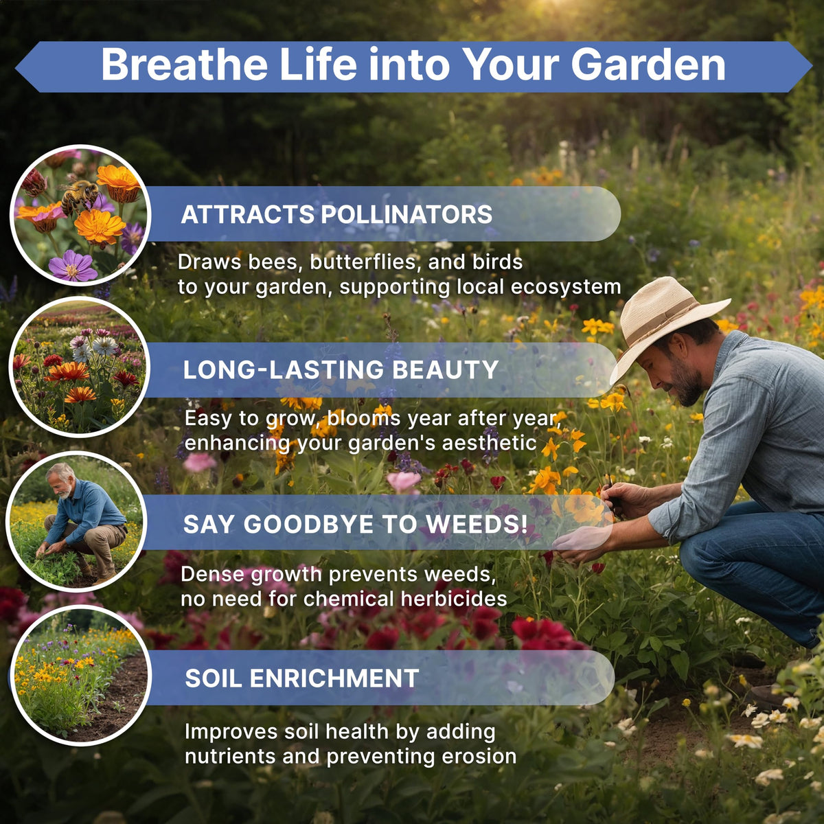 Organo Republic easy-to-grow seeds with a detailed growing guide for gardeners of all levels.