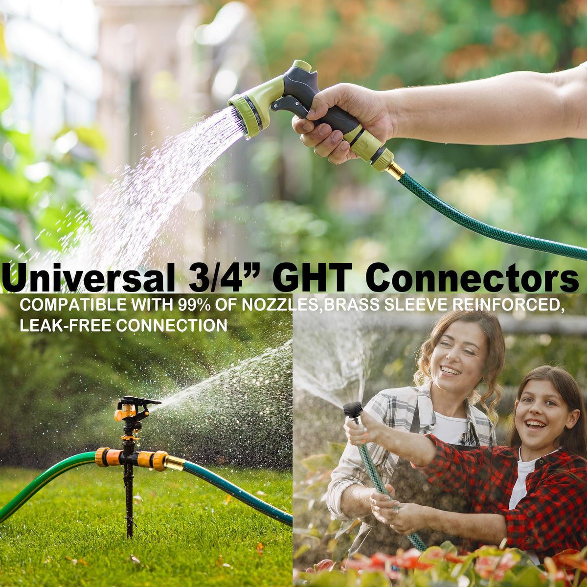 Orgrimmar 15ft hose design is lightweight and kink-resistant for easy use.