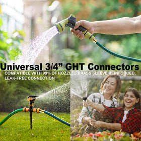 Orgrimmar 15ft hose design is lightweight and kink-resistant for easy use.