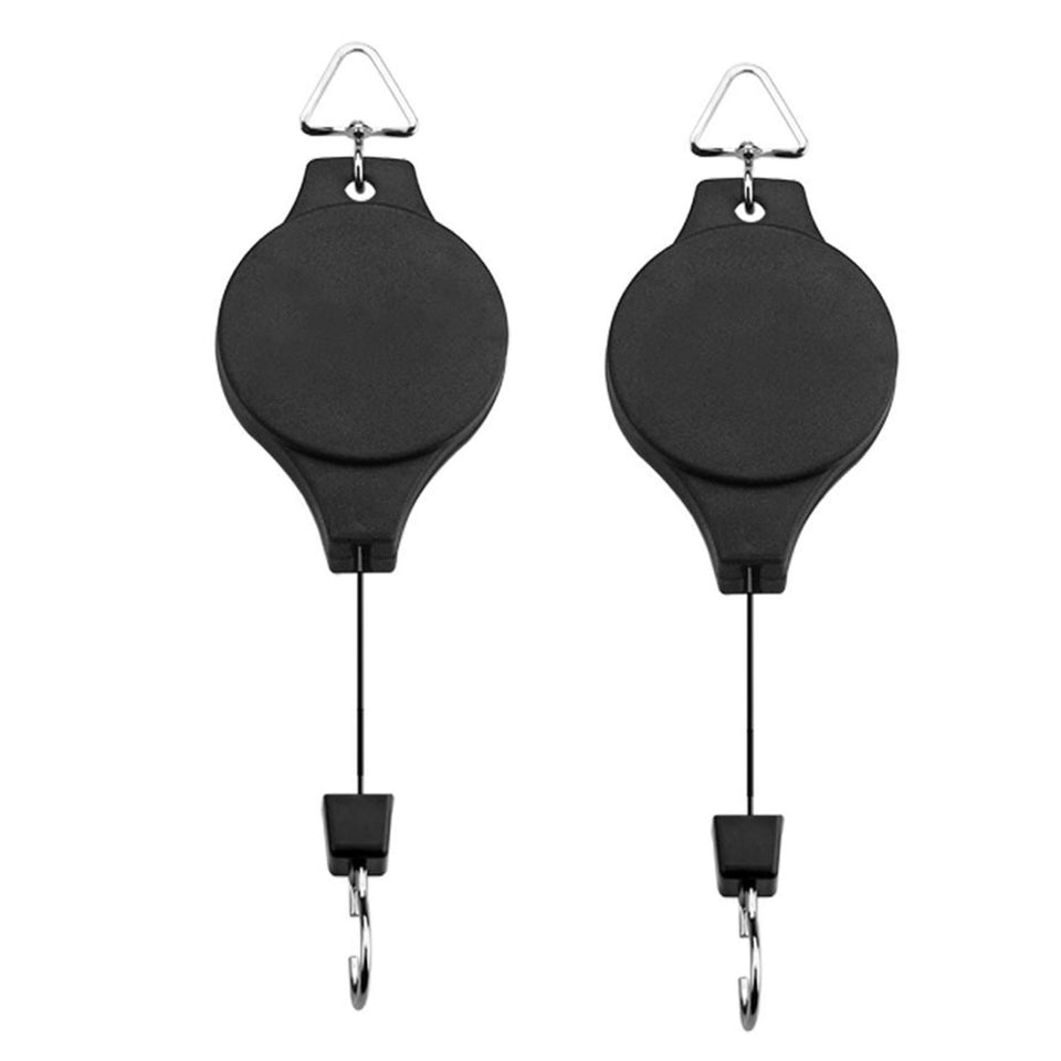 Orgrimmar Plant Pulley Hanger on balcony with easy height adjustment for pots.