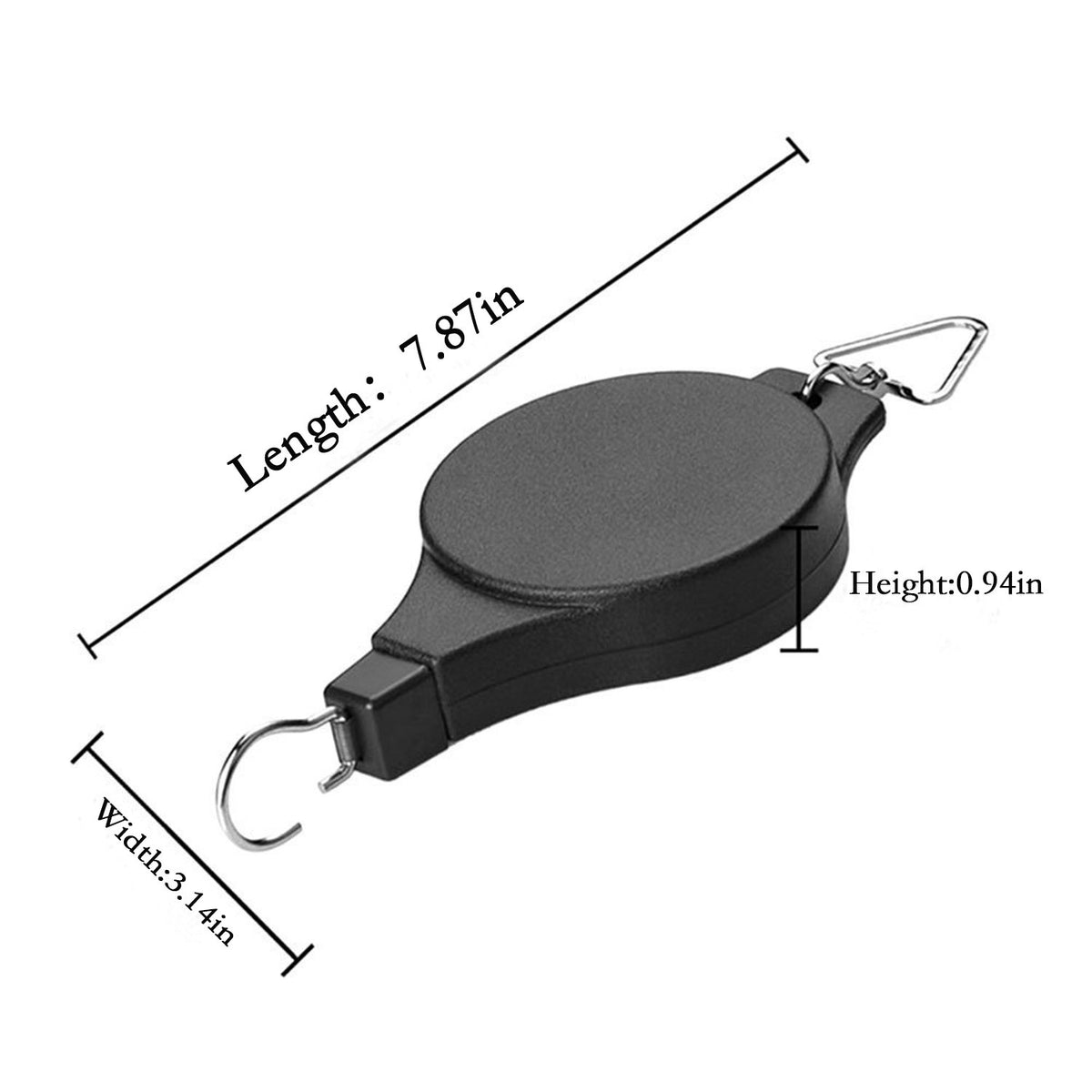 Orgrimmar Retractable Pulley Hanger kit enables versatile indoor use.