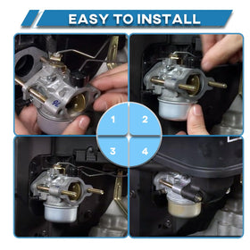 Detailed view of Oriental Power carburetor body with durable components