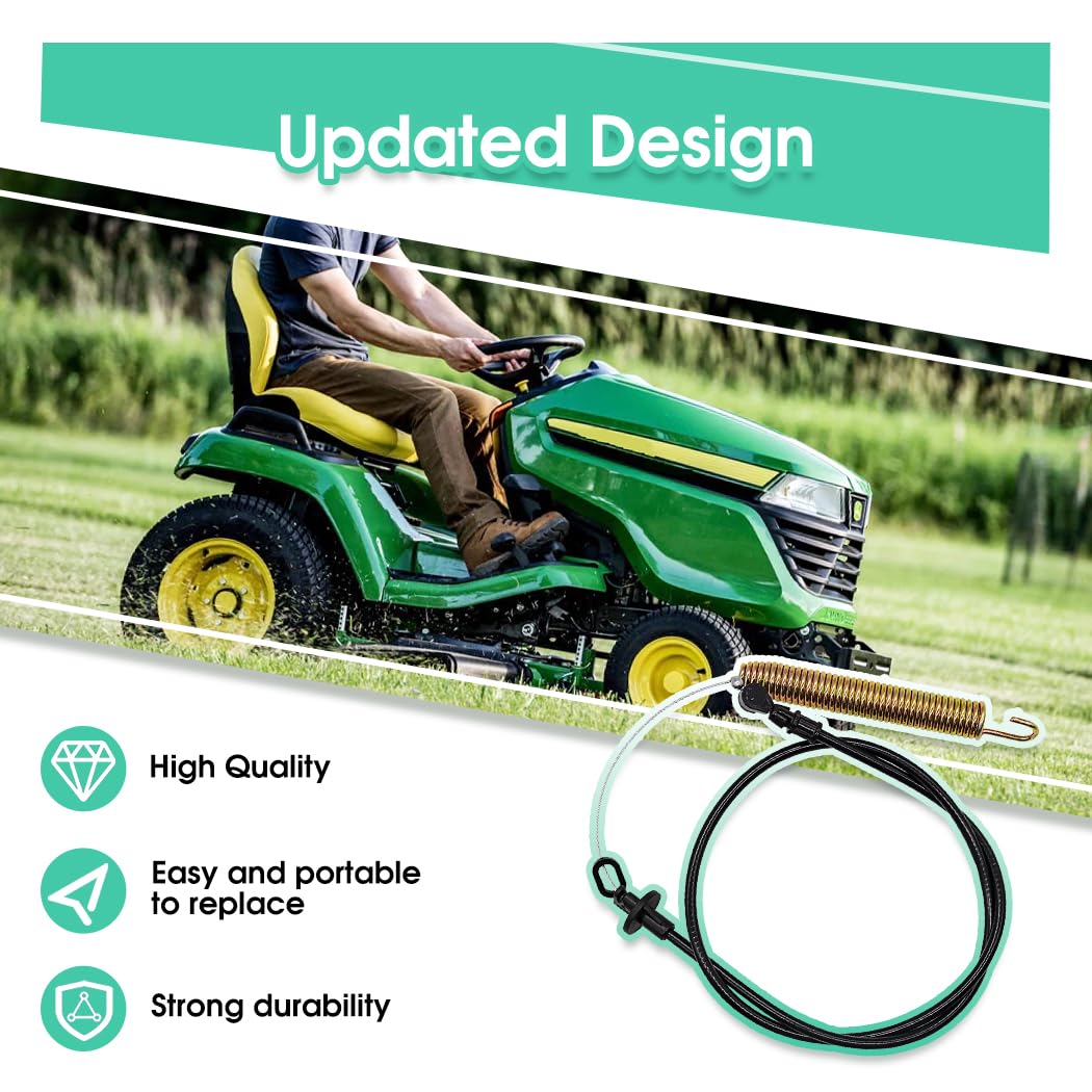 Oriental Power deck cable for Craftsman LT2000 enables precise 42-inch deck engagement.
