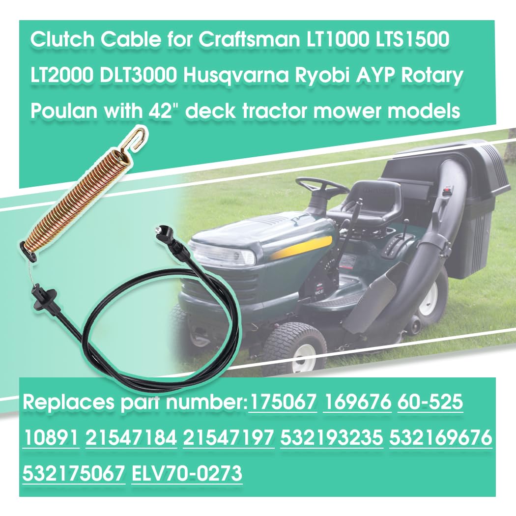 Oriental Power deck cable for DLT3000 helps maintain consistent mower control.