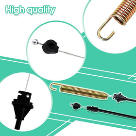Oriental Power cable supports Ryobi and Husqvarna deck engagement for reliable cutting.