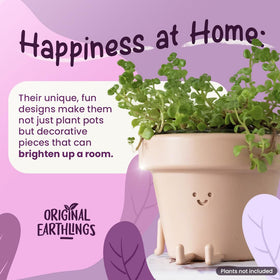 Original Earthlings adoption certificate included with legs out pot gift.