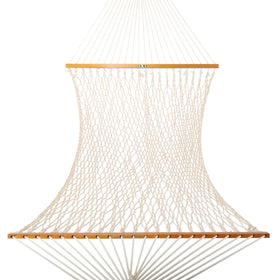 Original Pawleys Island oak spreader bars close-up highlight smooth entry and durability.