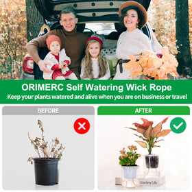 ORIMERC compatible growing media like clay pellets and rock wool in pots
