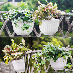 ORIMERC indoor/outdoor wall planter with UV protection for all weather