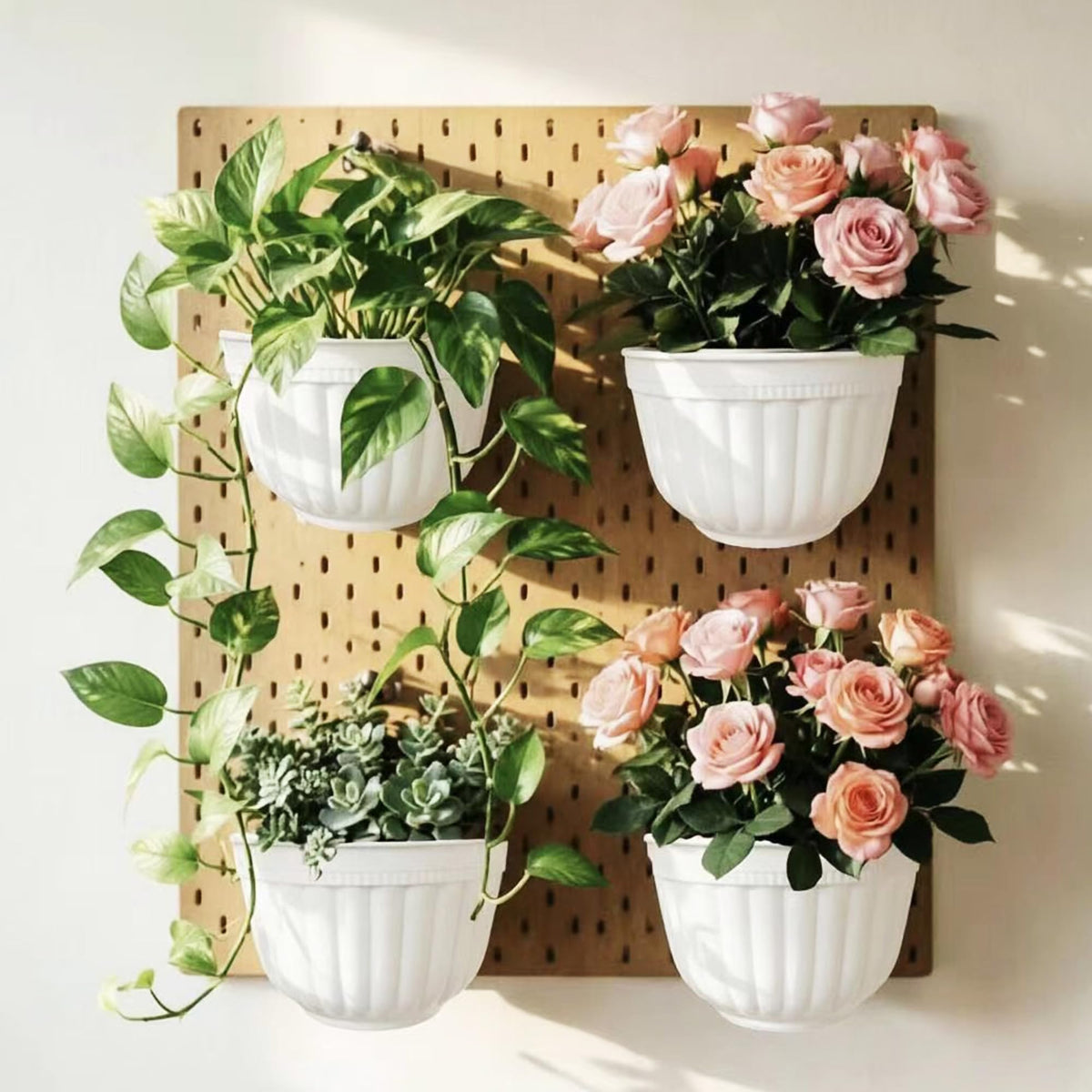 ORIMERC kitchen herbs planter white for fresh herbs at hand