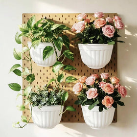 ORIMERC kitchen herbs planter white for fresh herbs at hand