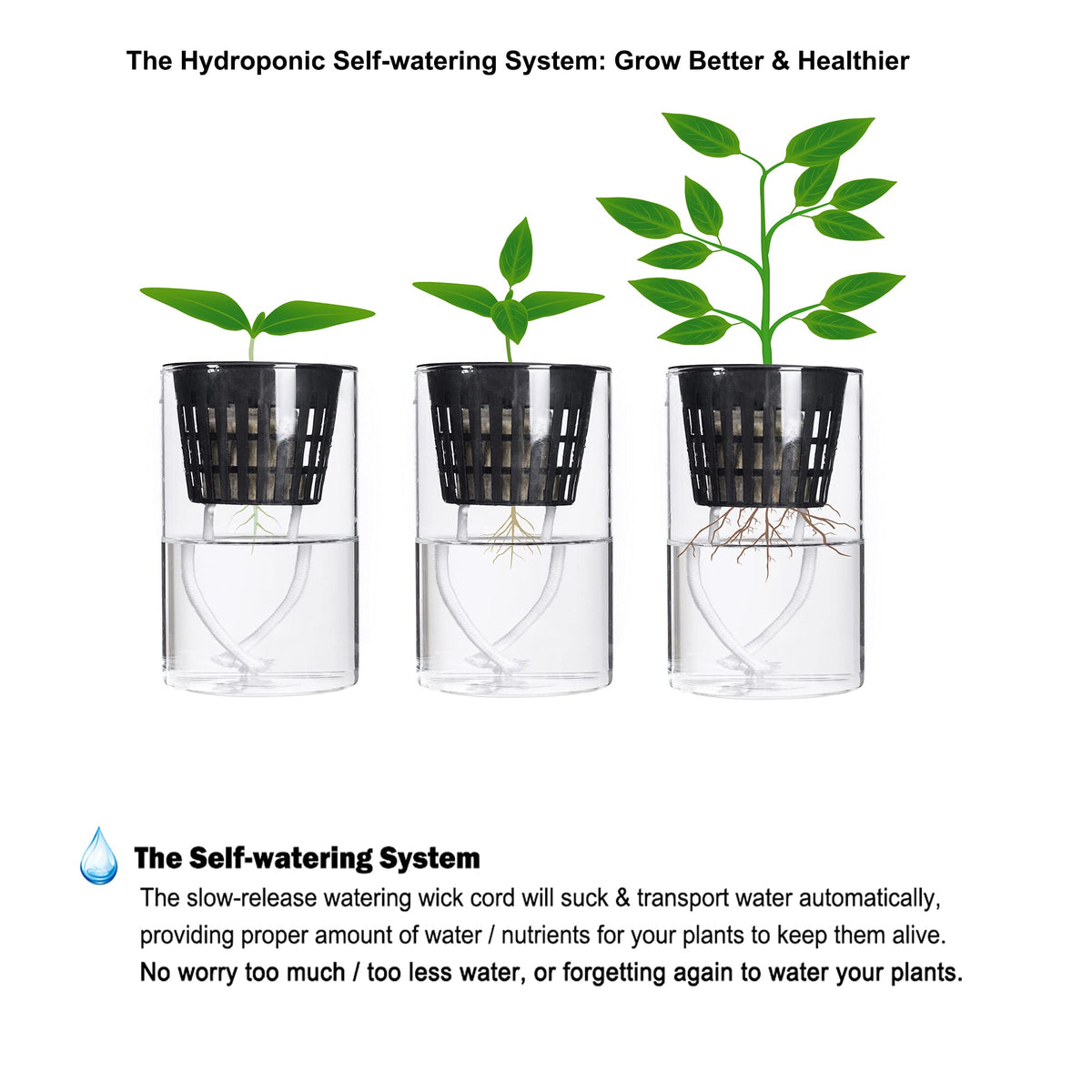 ORIMERC net pots for Kratky jar installations and simple hydroponic setups