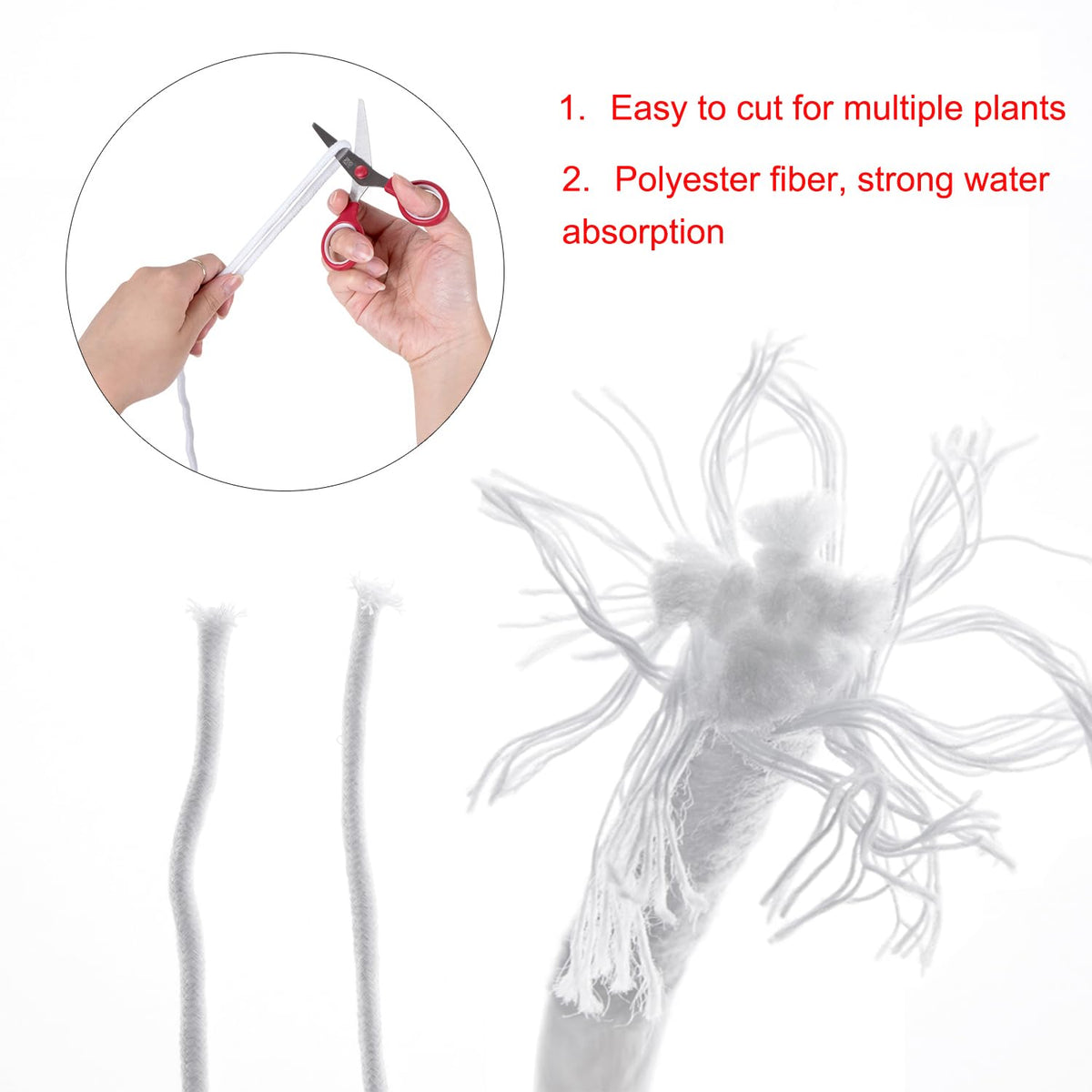ORIMERC reusable watering string ready for reuse