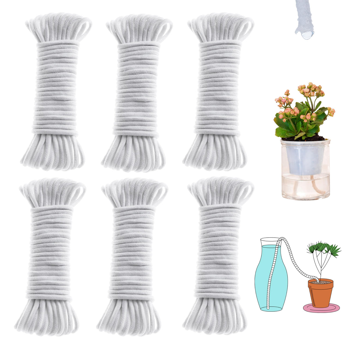 ORIMERC self-watering cord spool ready for easy plant care
