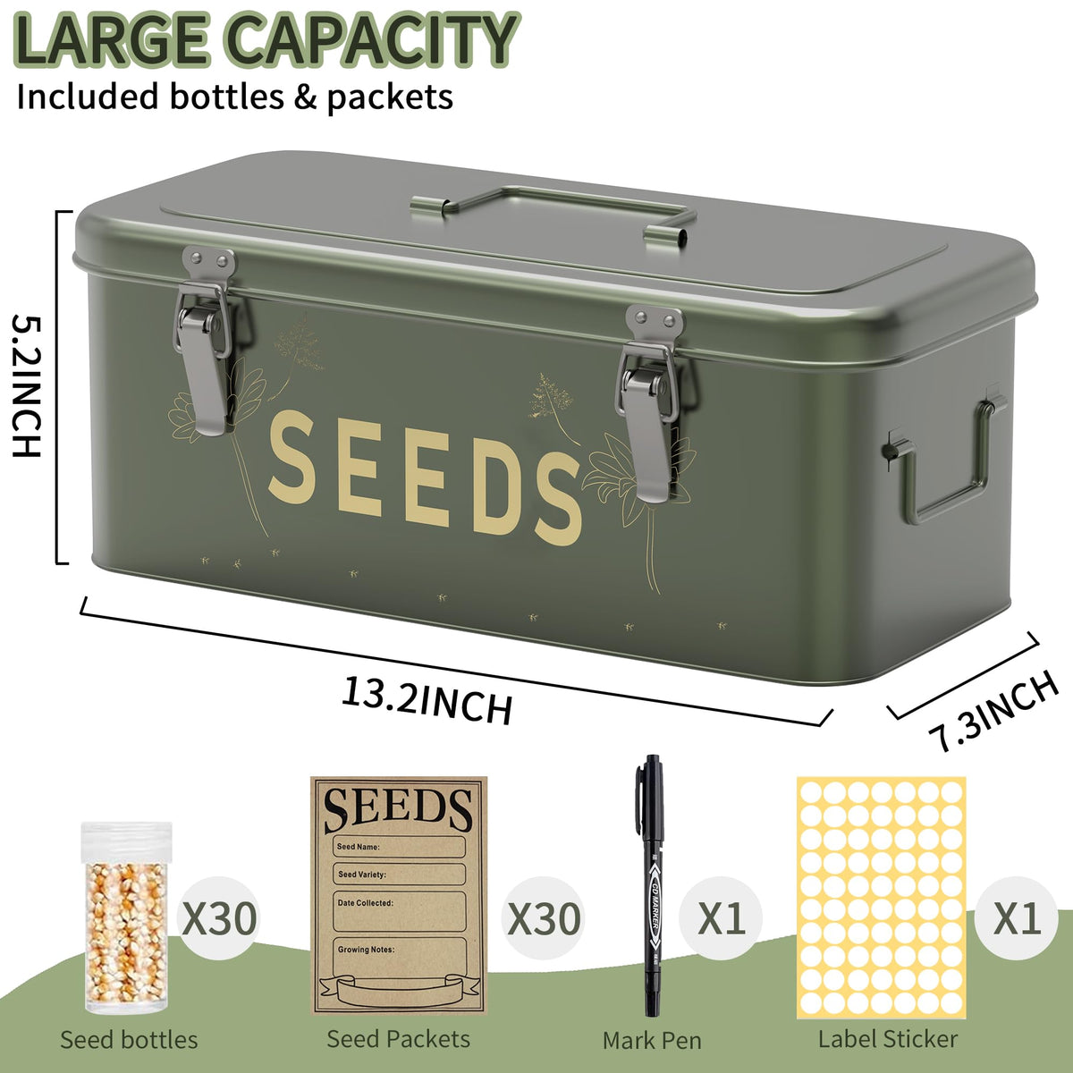 Orionstar four-compartment layout demonstrates grouping by month for faster planting