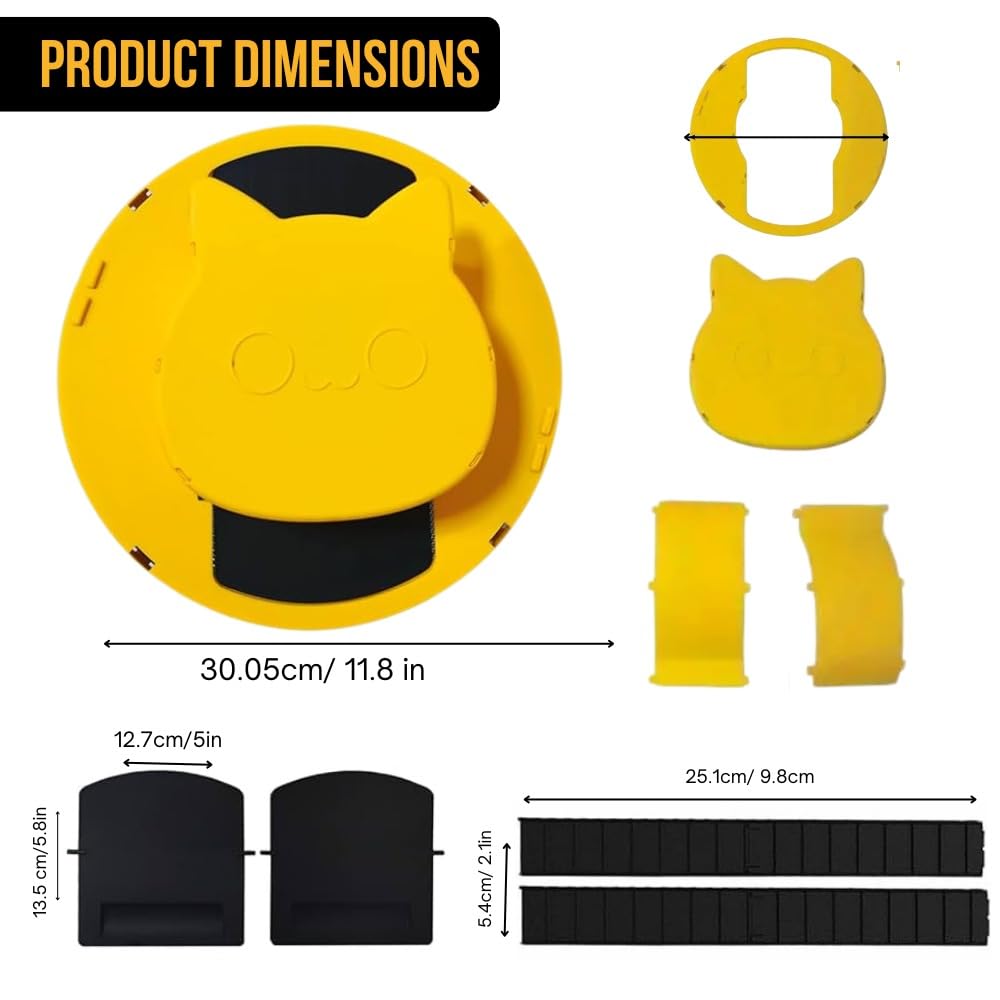 Orivo bucket trap lid side view highlighting compact, durable construction for repeated catches.