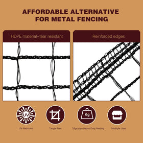 ORIVOGAS Multi-Use Fence suits gardens, pets, and child safety