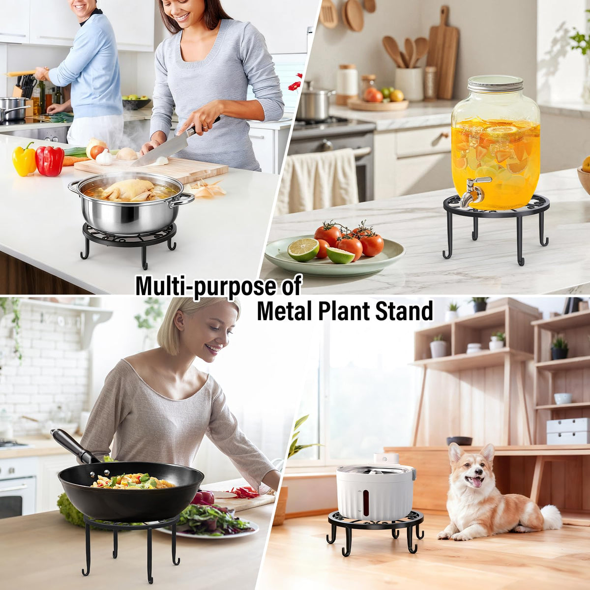 ORNQZ ANXI durable iron plant holders built to resist wear