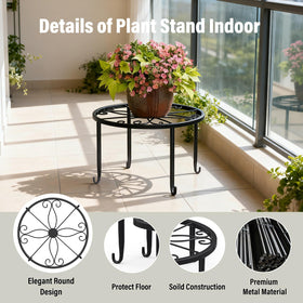 ORNQZ ANXI heavy-duty round-base stand supporting a large pot securely