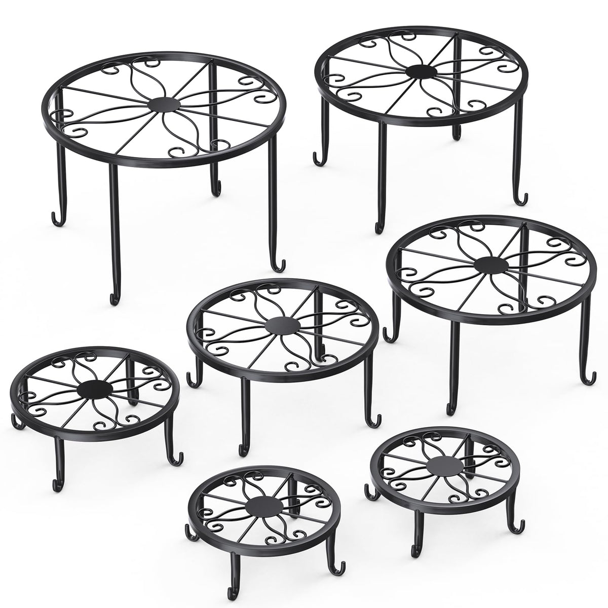 ORNQZ ANXI rust-proof coated plant rack suitable for indoor and outdoor use