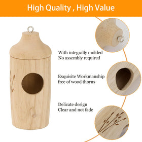 OROGHT hummingbird house compact-5x2x2-inch size fits small balconies.