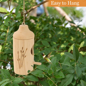 OROGHT hummingbird house suitable for outdoor or indoor placement to support garden birds.