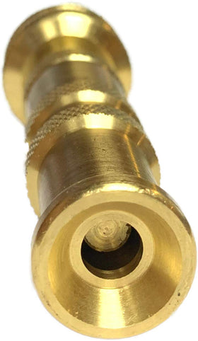 Orrco hose nozzle shown in a garden setup for efficient watering