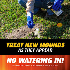 Ortho 2-Step System broadcast granules for long-lasting mound prevention