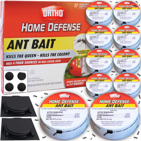 Ortho Ant Traps Indoor in a metallic case for spill protection and clean setup