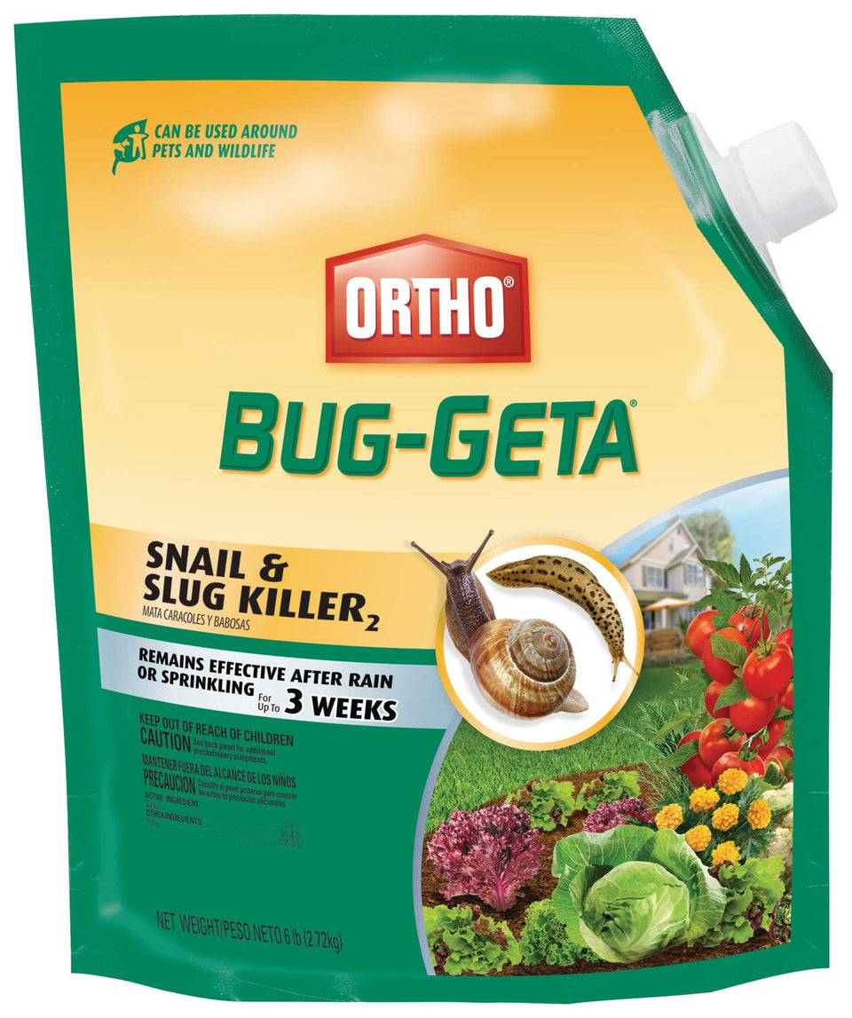 Ortho Bug-Geta Snail & Slug Killer2 bottle for durable garden pest control